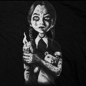 •Wicked Wednesday Addams T